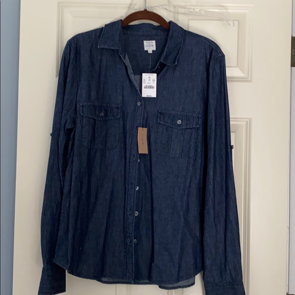 J Crew denim shirt